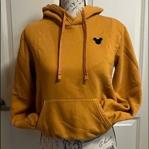 Mustard orange Mickey hoodie